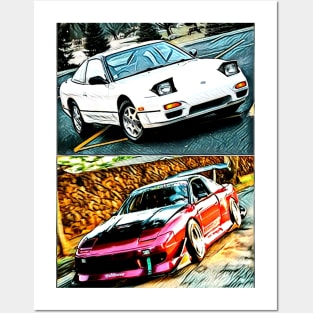 Nissan 240SX S13 Posters and Art